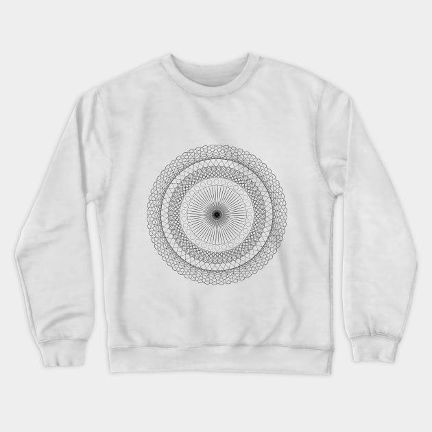 Mandala Crewneck Sweatshirt by hedehede